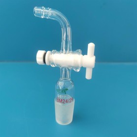 90°四氟抽气接头