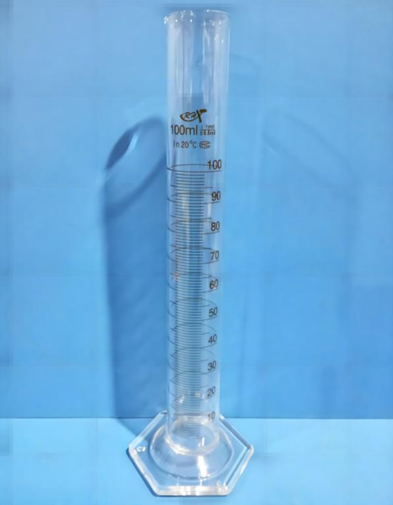 六角底玻璃量筒